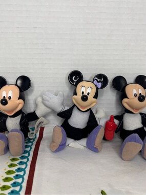 Vintage 2001 McDonald's House of Mouse Mickey Mania Minnie & Mickey Toys